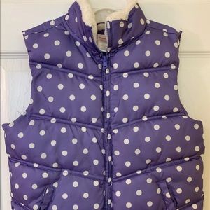 PUFFER VEST, SIZE 10-12